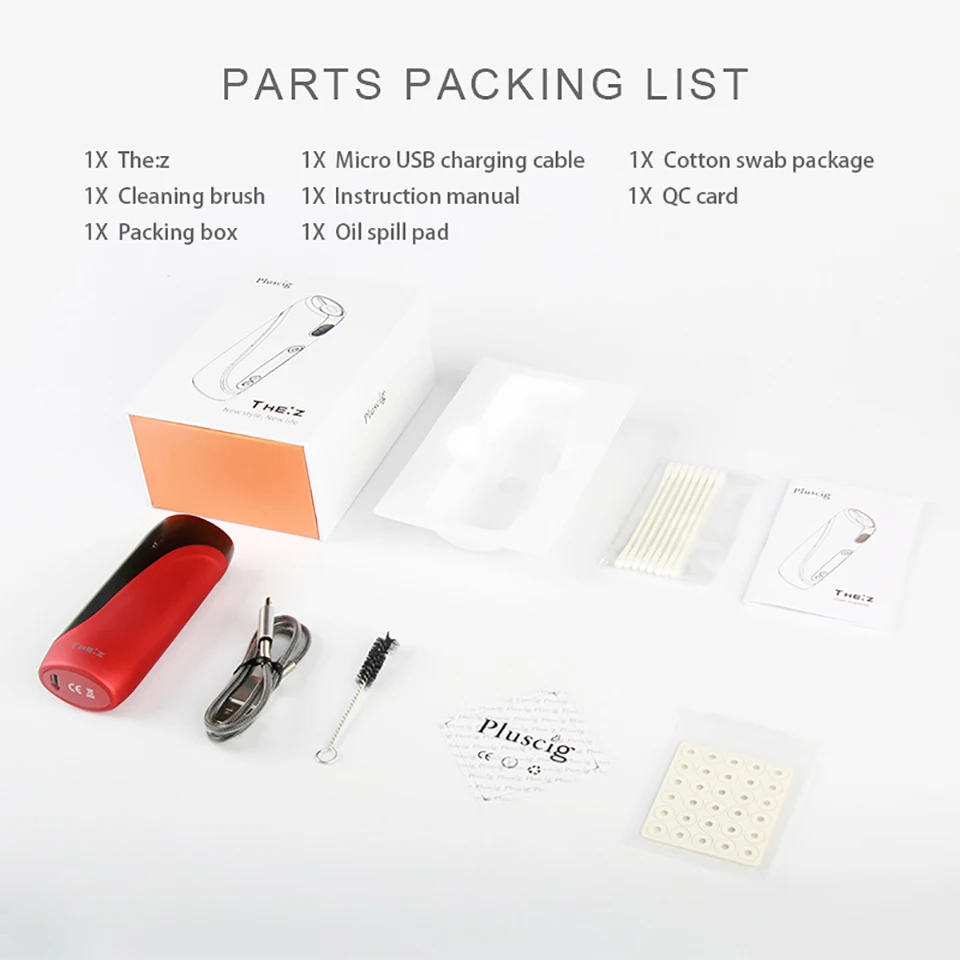 OriginSMY Pluscig P3 THEZ heating stick 2150mAh heat no burn vaporizer thez dry tobacco cigarette kit For iQOS stick cartridges (1)