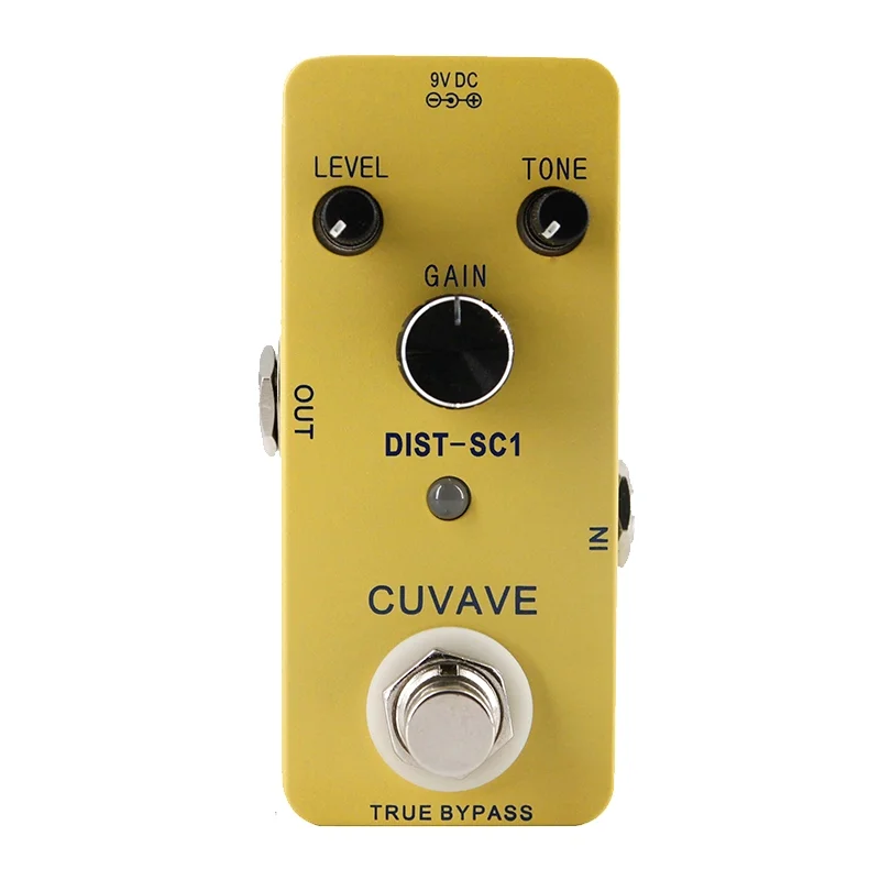DIST-SC1 Distortion Effect Guitar Pedal Classic Distortion Guitar Effect Pedal True Bypass Full Metal Shell
DIST-SC1 Distortion Effect Guitar Pedal Classic Distortion Guitar Effect Pedal True Bypass Full Metal Shell