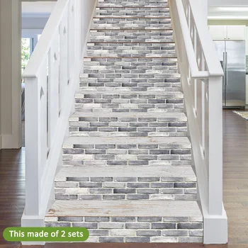 7pcs/set 21*100cm Gray Brick Multi Functional Sticker Mosaic Waterproof PVC Tile Transfers Wall Stickers Stairs Stickers
7pcs/set 21*100cm Gray Brick Multi Functional Sticker Mosaic Waterproof PVC Tile Transfers Wall Stickers Stairs Stickers