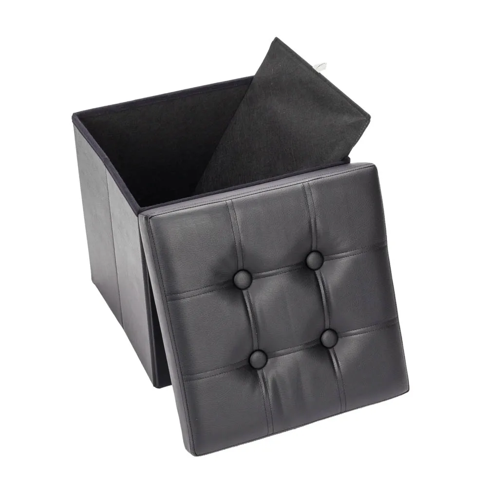 Folding PVC Leather Seat Stool Simple Practical Folding Stool Storage Box Cube Shape Ottoman for Home Office livingroom
Folding PVC Leather Seat Stool Simple Practical Folding Stool Storage Box Cube Shape Ottoman for Home Office livingroom