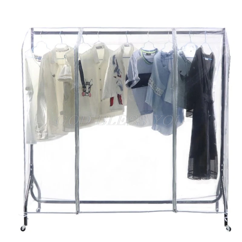 Clear Waterproof Dustproof Zip Clothes Rail Cover Clothing Rack Cover Protector Bag Hanging Garment Suit Coat Storage Display
Clear Waterproof Dustproof Zip Clothes Rail Cover Clothing Rack Cover Protector Bag Hanging Garment Suit Coat Storage Display