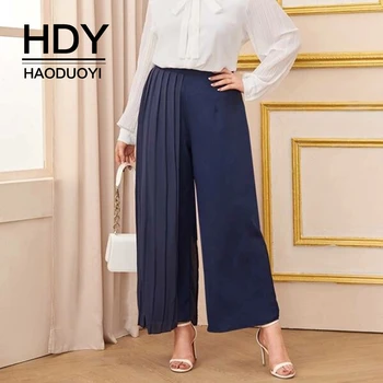 HDY Haoduoyi 2020 New Fashion Women Plus Size Loose Office Lady Simple Folds High Waist Wide Leg Asymmetry Pleated
HDY Haoduoyi 2020 New Fashion Women Plus Size Loose Office Lady Simple Folds High Waist Wide Leg Asymmetry Pleated