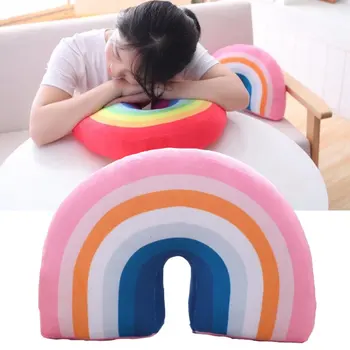 Colorful Rainbow Shaped Sleeping Pillow Plush Dolls Back Cushion Soft Stuffed Toy Car Sofa Seat Cushion Baby Kids Gift 35cm
Colorful Rainbow Shaped Sleeping Pillow Plush Dolls Back Cushion Soft Stuffed Toy Car Sofa Seat Cushion Baby Kids Gift 35cm
