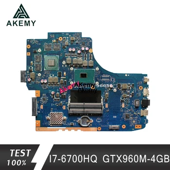 Akemy For Asus GL752VW GL752VL GL752V GL752 laptop motherboard CPU I7-6700HQ GTX960M-4GB original mainboard exchange! FX71PRO 
Akemy For Asus GL752VW GL752VL GL752V GL752 laptop motherboard CPU I7-6700HQ GTX960M-4GB original mainboard exchange! FX71PRO