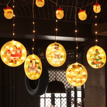 Elk Bell String Light LED Christmas Decor for Home Hanging Garland Christmas Tree Decor Ornament 2019 Navidad Xmas Gift New Year
Elk Bell String Light LED Christmas Decor for Home Hanging Garland Christmas Tree Decor Ornament 2019 Navidad Xmas Gift New Year