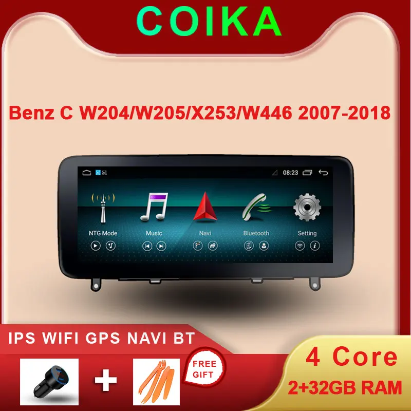 10.25" Android 10 System Car Head Unit For Mercedes Benz C W204 W205 X253 W446 GPS Navi Radio Google WIFI BT DAB SWC IPS Screen
10.25" Android 10 System Car Head Unit For Mercedes Benz C W204 W205 X253 W446 GPS Navi Radio Google WIFI BT DAB SWC IPS Screen