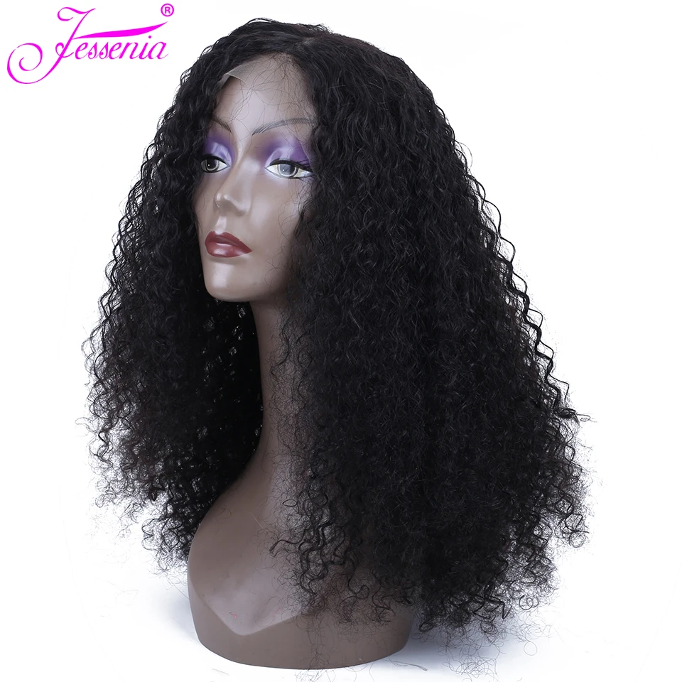 Jessenia Curly Human Hair Wigs 13*4 Lace Front Human Hair Wigs Brazilian Lace Frontal Wig Remy Hair Pre Plucked With Baby Hair 
Jessenia Curly Human Hair Wigs 13*4 Lace Front Human Hair Wigs Brazilian Lace Frontal Wig Remy Hair Pre Plucked With Baby Hair