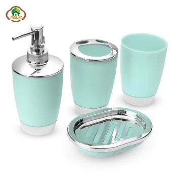 MSJO Bathroom Set 4PCS Soap Dish Dispenser Bottle Washroom Toothbrush Holder Cup Suit Home Decoration Accessories
MSJO Bathroom Set 4PCS Soap Dish Dispenser Bottle Washroom Toothbrush Holder Cup Suit Home Decoration Accessories