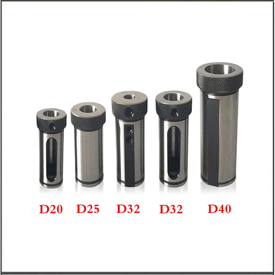 D40-T6 8 10 12 14 16 18 20 25 32mm Lathe Reducing Sleeve CNC Inner Hole Auxiliary Tool Holder U Drill Drill Tool Hollow Hole
D40-T6 8 10 12 14 16 18 20 25 32mm Lathe Reducing Sleeve CNC Inner Hole Auxiliary Tool Holder U Drill Drill Tool Hollow Hole