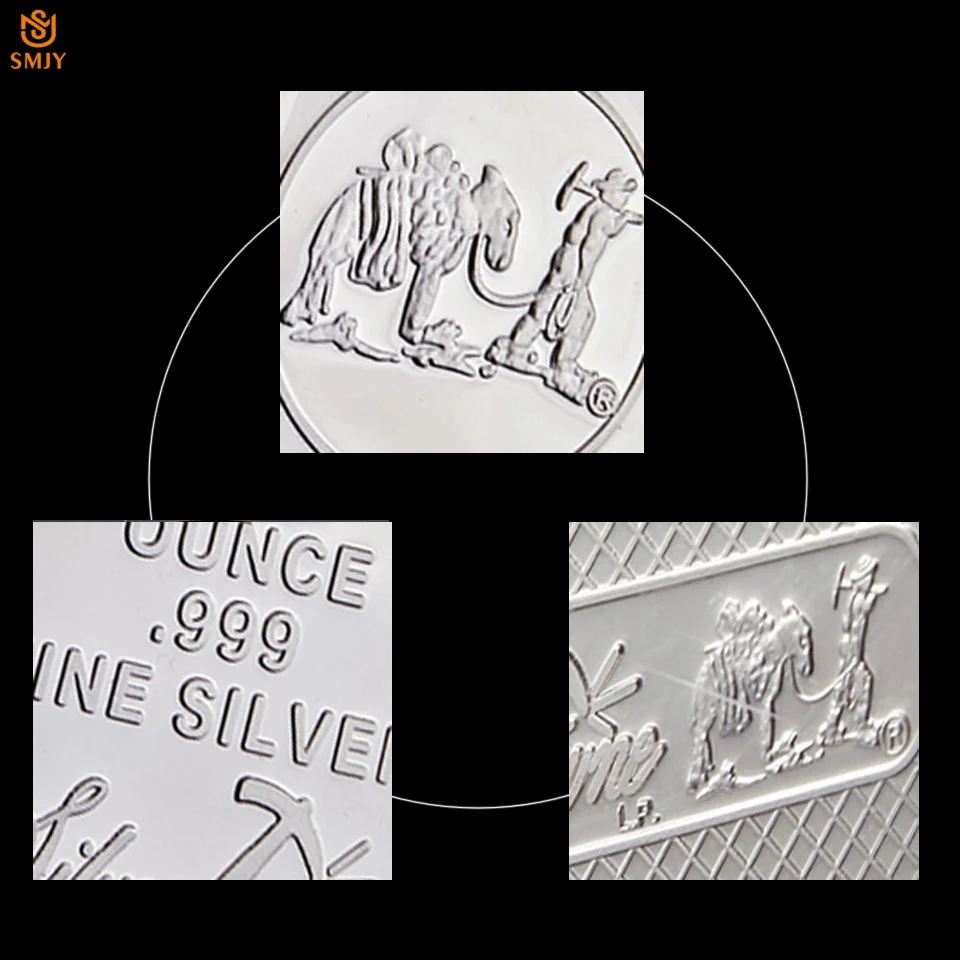 Американская Изысканная монета 1 унция 999 серебряные слитки Американский Союз