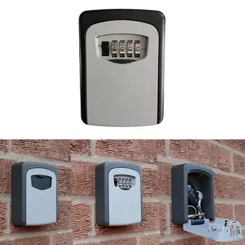 Key Lock Box Wall Mounted Aluminum alloy Key Safe Box Weatherproof 4 Digit Combination Key Storage Lock Box Indoor Outdoor
Key Lock Box Wall Mounted Aluminum alloy Key Safe Box Weatherproof 4 Digit Combination Key Storage Lock Box Indoor Outdoor