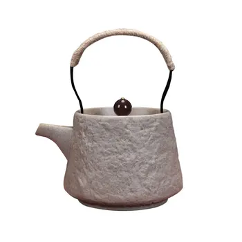 Retro Stoneware Large Teapot 260ml Oolong Tea Pot Creative Kung Fu Tea Set Ceramic Japanese Style Beam Pot Stone Pattern Samovar
Retro Stoneware Large Teapot 260ml Oolong Tea Pot Creative Kung Fu Tea Set Ceramic Japanese Style Beam Pot Stone Pattern Samovar