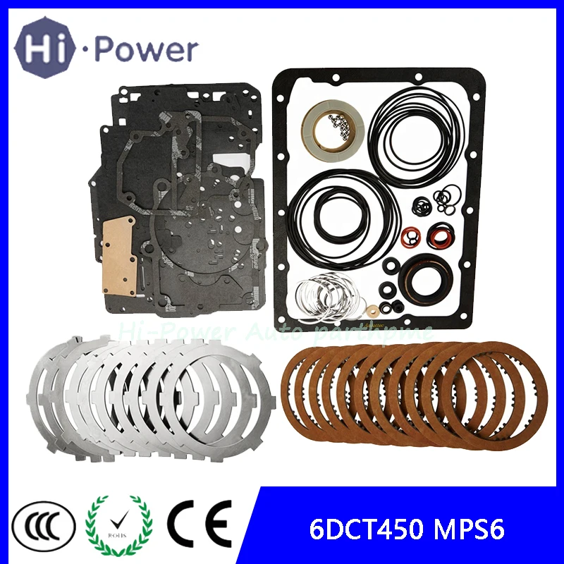 MPS6 6DCT450 Auto Transmission Deluxe Rebuild Kit for Ford Mondeo & Focus 6-Speed DSG
MPS6 6DCT450 Auto Transmission Deluxe Rebuild Kit for Ford Mondeo & Focus 6-Speed DSG