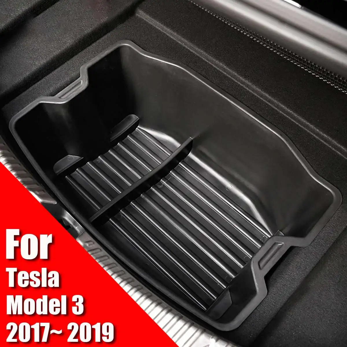 NEW Car Modification Rear Trunk ABS Plastic Storage Box Mat Durable Odorless For Tesla Model 3 2017~ 2019
NEW Car Modification Rear Trunk ABS Plastic Storage Box Mat Durable Odorless For Tesla Model 3 2017~ 2019