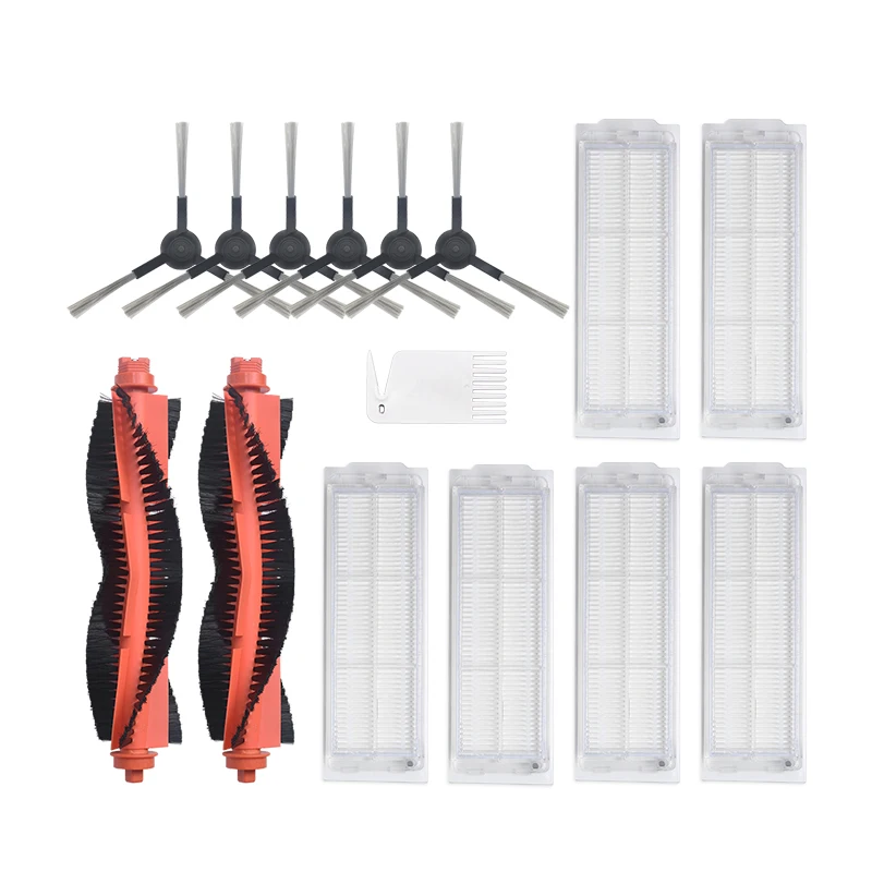 6 Side Brush + 2 Roller Brush + 6 Filter Net for Xiaomi STYJ02YM Robot Vacuum Cleaner Replacement Parts Accessories
6 Side Brush + 2 Roller Brush + 6 Filter Net for Xiaomi STYJ02YM Robot Vacuum Cleaner Replacement Parts Accessories