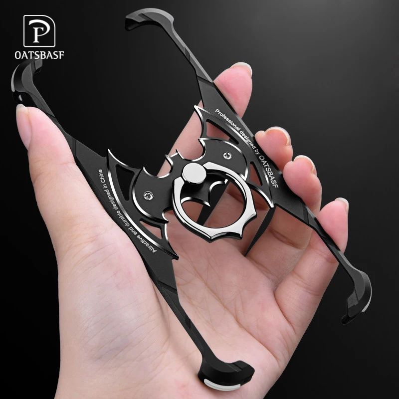 OATSBASF Bat Design Airbag Metal Case for IPhone X Case Personality Bat Ring Bracket Shell for IPhone x Metal Bumper Cover
OATSBASF Bat Design Airbag Metal Case for IPhone X Case Personality Bat Ring Bracket Shell for IPhone x Metal Bumper Cover