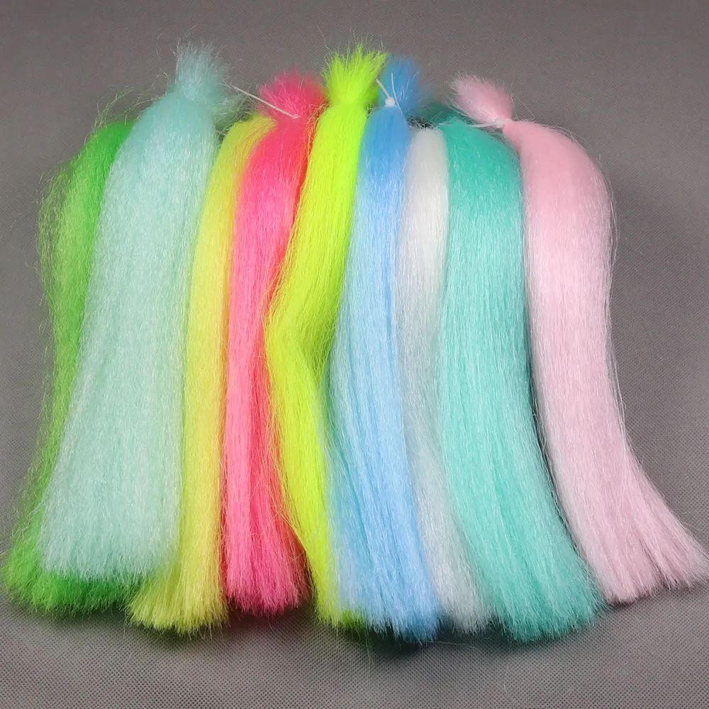 9 Packs 9 Colors Saltwater Jig Assist Hook Lure Making & Fly Fishing Streamer Material Glow and Flash Synthetic Tying Fiber
9 Packs 9 Colors Saltwater Jig Assist Hook Lure Making & Fly Fishing Streamer Material Glow and Flash Synthetic Tying Fiber