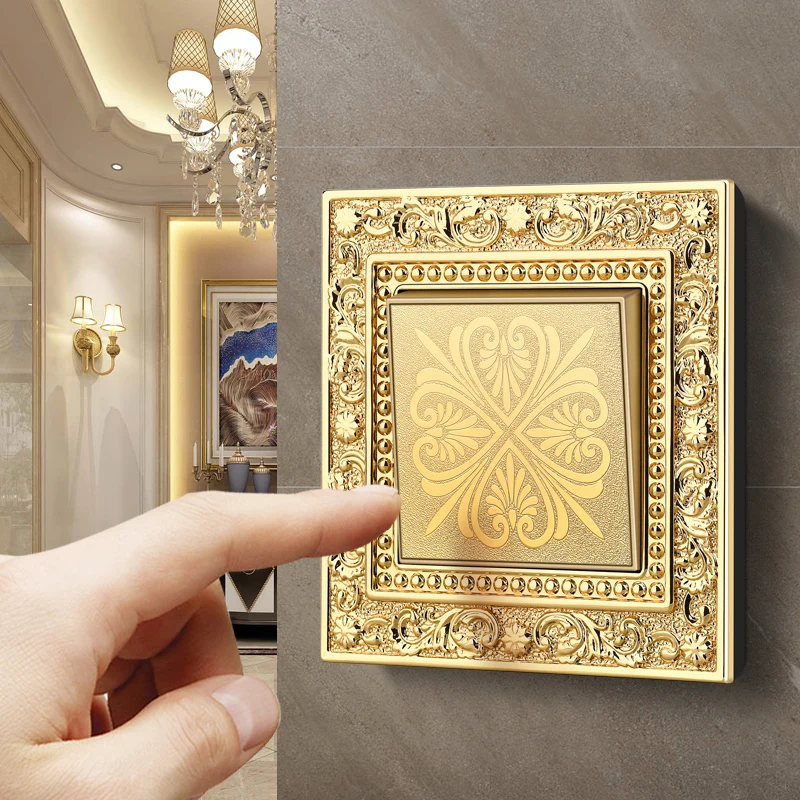KAMANNI Luxury Vintage Bronze Wall Switch Panel Lighting Control CCC warranty certificate Power Button metal panel Switch 10A
KAMANNI Luxury Vintage Bronze Wall Switch Panel Lighting Control CCC warranty certificate Power Button metal panel Switch 10A