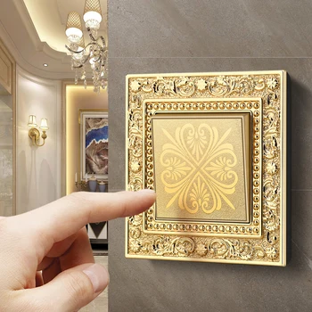 KAMANNI Luxury Vintage Bronze Wall Switch Panel Lighting Control CCC warranty certificate Power Button metal panel Switch 10A
KAMANNI Luxury Vintage Bronze Wall Switch Panel Lighting Control CCC warranty certificate Power Button metal panel Switch 10A