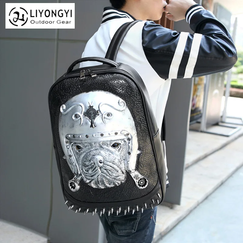 New Style 3D Pet Head PU Backpack MEN'S AND WOMEN'S Students Computer Backpack Top Grade WOMEN'S Bag Guangzhou Bag
New Style 3D Pet Head PU Backpack MEN'S AND WOMEN'S Students Computer Backpack Top Grade WOMEN'S Bag Guangzhou Bag