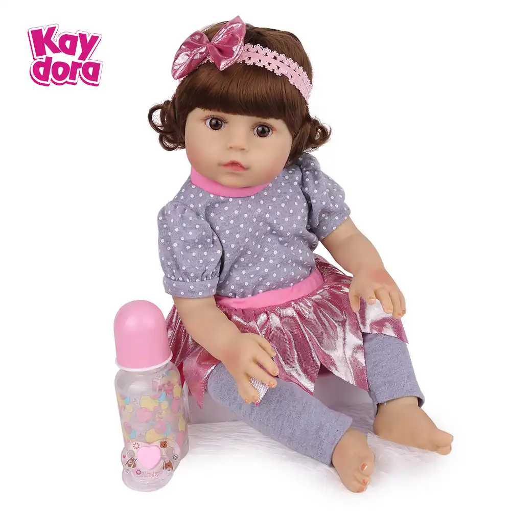 reborn baby dolls 48cm lifelike girl toddler bath playmates cute