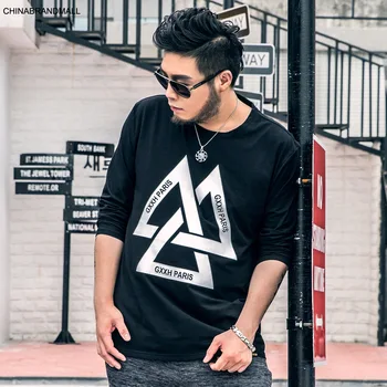 Big size Men's Wear Autumn Clothes Loose Plus Fat Plus size Length Sleeve T Shirt super Fat Man Printing T-shirt Shirt 
Big size Men's Wear Autumn Clothes Loose Plus Fat Plus size Length Sleeve T Shirt super Fat Man Printing T-shirt Shirt