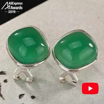 NOT FAKE S925 Fine Jewelry Big Stud Earrings Emerald Earrings Rectangle Women Handmade Vintage Natural emerald moldavite peridot
NOT FAKE S925 Fine Jewelry Big Stud Earrings Emerald Earrings Rectangle Women Handmade Vintage Natural emerald moldavite peridot