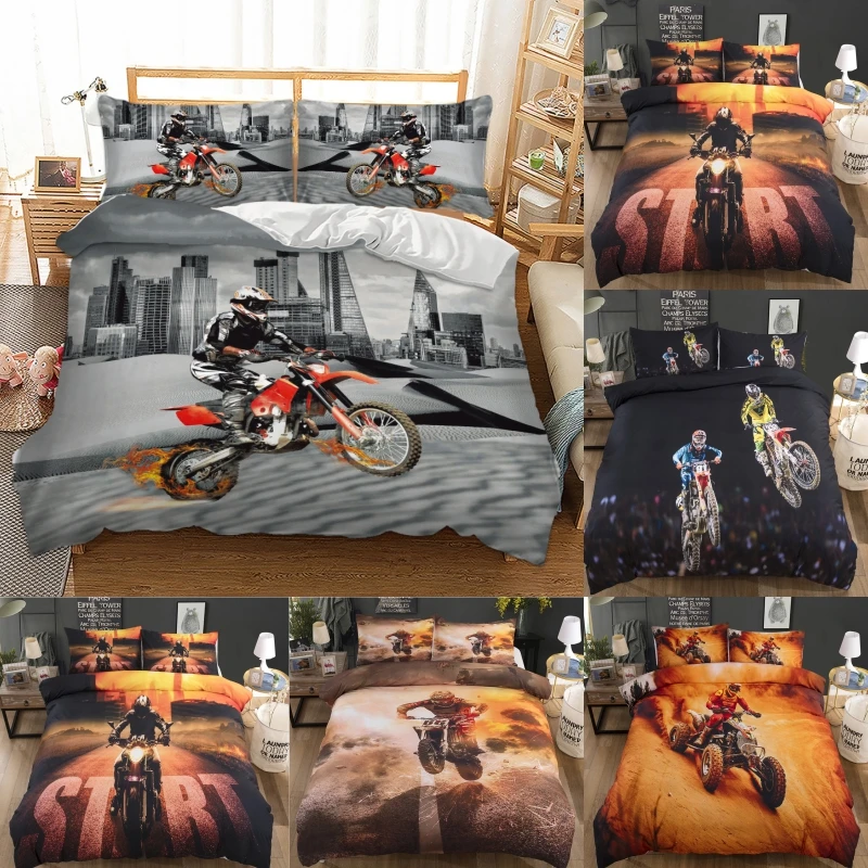 3d Lifelike Motorcycle Printing Duvet Bed Duvet Cover King Comforter Set High Quality Bed Linen Queen For Boys Adults
3d Lifelike Motorcycle Printing Duvet Bed Duvet Cover King Comforter Set High Quality Bed Linen Queen For Boys Adults