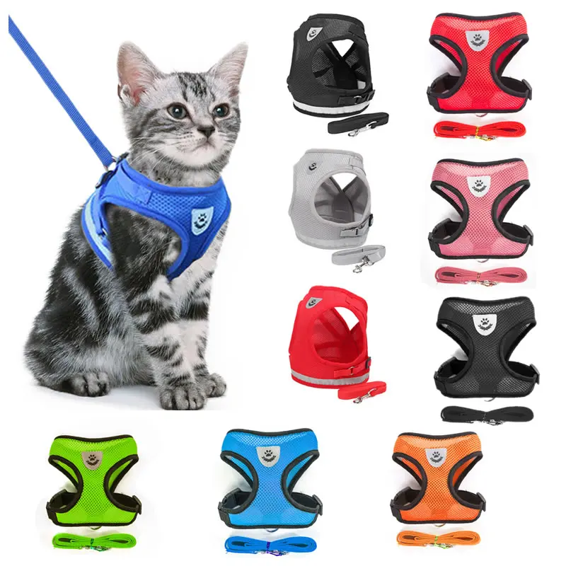 Cat Dog Adjustable Harness Vest Walking Lead Leash For Puppy Dogs Collar Polyester Mesh Harness For Small Medium Dog Cat Pet
Cat Dog Adjustable Harness Vest Walking Lead Leash For Puppy Dogs Collar Polyester Mesh Harness For Small Medium Dog Cat Pet