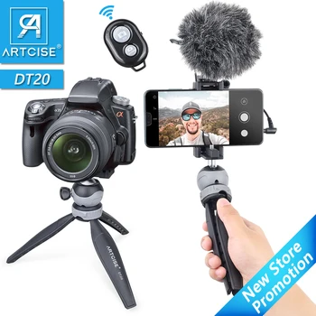 ARTCISE DT20 Desktop Tripod for Phone Gopro Vlog Mini Tabletop Tripod and Cold Shoe Ball Head For Smartphone DSLR Camera 2 in 1
ARTCISE DT20 Desktop Tripod for Phone Gopro Vlog Mini Tabletop Tripod and Cold Shoe Ball Head For Smartphone DSLR Camera 2 in 1