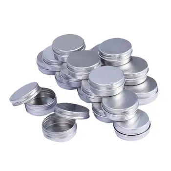 10pcs 15g Travel Bottles Cosmetic Container Empty Cream Jar Pot with Lid for Makeup Pomade (Aluminium Specimen Box with Thread)
10pcs 15g Travel Bottles Cosmetic Container Empty Cream Jar Pot with Lid for Makeup Pomade (Aluminium Specimen Box with Thread)
