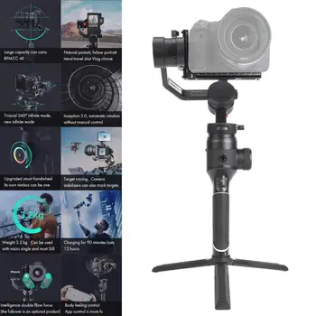 Handheld Anti-Shaking 3-Axis Gimbal Ballhead Stabilizer for Mirrorless Camera SLRs
Handheld Anti-Shaking 3-Axis Gimbal Ballhead Stabilizer for Mirrorless Camera SLRs