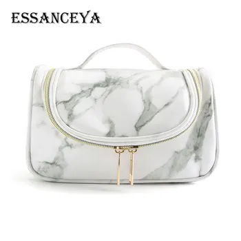 ESSANCEYA Marble Cosmetic Storage Bag Soft Women Handbag Clutch Multifunction Travel Toiletries Organizer Makeup Brush Case Kit
ESSANCEYA Marble Cosmetic Storage Bag Soft Women Handbag Clutch Multifunction Travel Toiletries Organizer Makeup Brush Case Kit