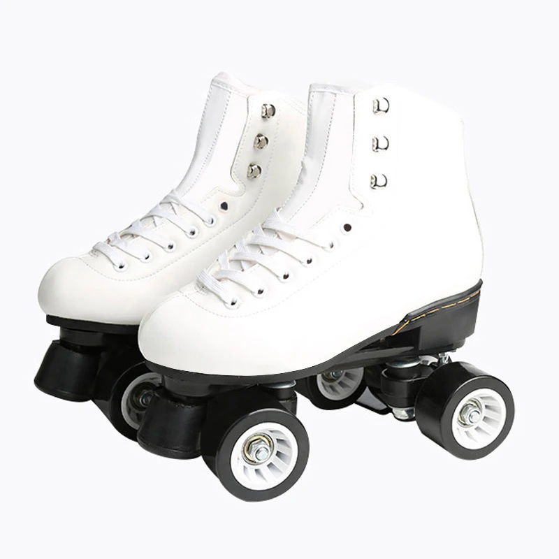 2020 Cowhide Adult Double Row Roller Skates With Flash Pu Wheel Brake Woman Roller Shoes 4 Wheel Sport Shoes Patines
2020 Cowhide Adult Double Row Roller Skates With Flash Pu Wheel Brake Woman Roller Shoes 4 Wheel Sport Shoes Patines