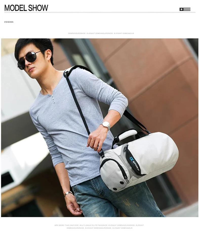 Waterproof Sport Bags Men Large Gym Bag Women Yoga Fitness Bag Outdoor Travel Luggage Hand Bag with Shoe Compartment 2019 (10)
