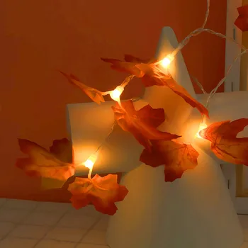 Creative Maple Leaf String Light 20 LED Battery Powered String Lights Home Decor party Decor Accessories plastic + copper wire
Creative Maple Leaf String Light 20 LED Battery Powered String Lights Home Decor party Decor Accessories plastic + copper wire
