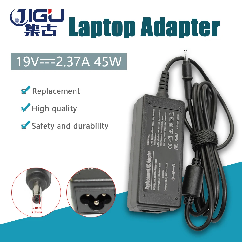 Replacement 19V 2.37A 3.0*1.1MM 45W For Asus UX21 UX21E UX31 UX31E UX21A UX31A UX32A Laptop AC Charger Adaptor free shipping
Replacement 19V 2.37A 3.0*1.1MM 45W For Asus UX21 UX21E UX31 UX31E UX21A UX31A UX32A Laptop AC Charger Adaptor free shipping