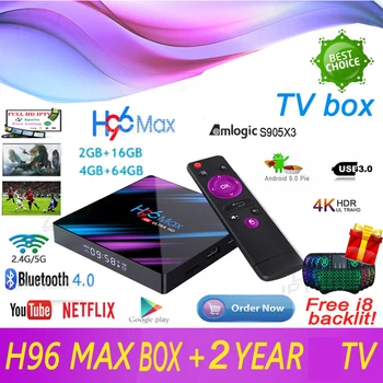 H96 MAX RK3318 android 1p tv box 2 year lifetime 1P TV box Android 9.0 Smart TV BOX 2 GB 16GB 64GB ROM google Netflix Youtube 4K
H96 MAX RK3318 android 1p tv box 2 year lifetime 1P TV box Android 9.0 Smart TV BOX 2 GB 16GB 64GB ROM google Netflix Youtube 4K