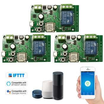 DC5V 12V 24V 32V Wifi Switch Wireless Relay Module Remote Control Timer Switch for Alexa Google Home Inching/Self-Locking
DC5V 12V 24V 32V Wifi Switch Wireless Relay Module Remote Control Timer Switch for Alexa Google Home Inching/Self-Locking