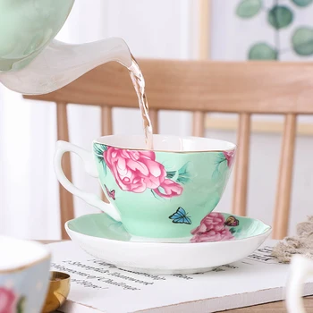 European Espresso Cups Bone China Coffee Cup Set Home English Afternoon Tea Cup Set Saucer Porcelain Ceramic Cup W
European Espresso Cups Bone China Coffee Cup Set Home English Afternoon Tea Cup Set Saucer Porcelain Ceramic Cup W