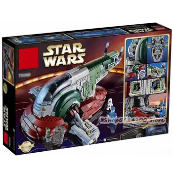 Compatible Lepinlys 05037 The Genuine UCS Slave I Slave NO.1 Mobile 2067Pcs Building Block Bricks Toys &Star Wars Movie
Compatible Lepinlys 05037 The Genuine UCS Slave I Slave NO.1 Mobile 2067Pcs Building Block Bricks Toys &Star Wars Movie