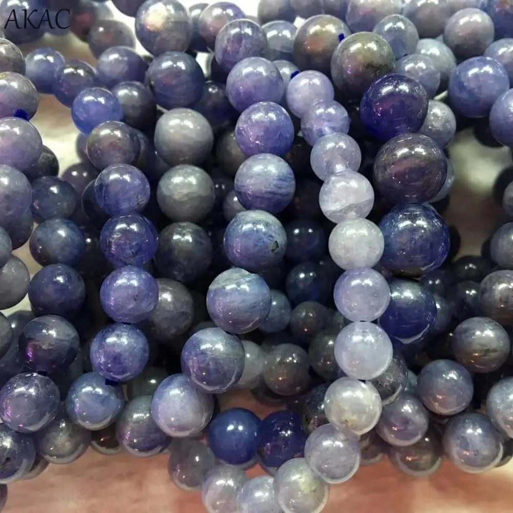 AKAC 7.5-8mm 1bracelet/set semi precious natural tanzanite bracelet smooth round loose beads
AKAC 7.5-8mm 1bracelet/set semi precious natural tanzanite bracelet smooth round loose beads