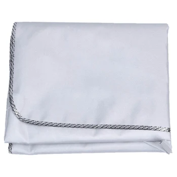 NEW-Painted silver Oxford cloth Protective Cover for Washing Machine Durable Dustproof Lid for Washing Machine Zipper washing ma
