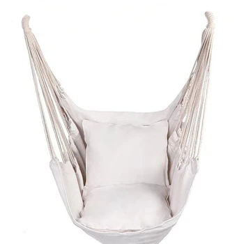 Bedroom Home Garden Outdoor Swing With Cushion Adults Kids Indoor Hanging Hammock Chair Relaxation Thickened Canvas Furniture
Bedroom Home Garden Outdoor Swing With Cushion Adults Kids Indoor Hanging Hammock Chair Relaxation Thickened Canvas Furniture