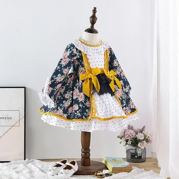 Baby Girl Spanish Dress Kid Stitching ball gown dress for girls birthday party dress vestidos toddler girl winter Clothes
Baby Girl Spanish Dress Kid Stitching ball gown dress for girls birthday party dress vestidos toddler girl winter Clothes
