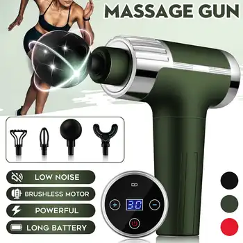 30 Speed Massage Gun LCD Display Deep Body Muscle Massager Percussion Fascia Guns for Relaxation Pain Relief with 4 Heads
30 Speed Massage Gun LCD Display Deep Body Muscle Massager Percussion Fascia Guns for Relaxation Pain Relief with 4 Heads