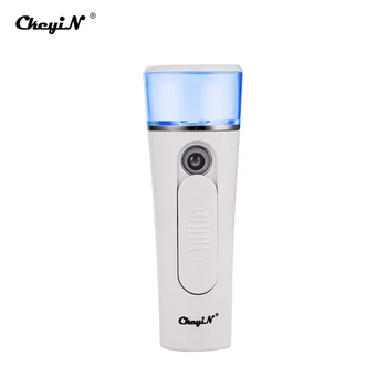 Portable Nano Mister Facial Steamer Cool Mist Sprayer Face SPA Skin Moisturizing Handy Atomization Spary Bottle Power Bank 45