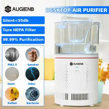 AUGIENB Air Purifier For Home True HEPA Filters Compact Desktop Purifiers Filtration with Night Light Air Cleaner with Fish tank
AUGIENB Air Purifier For Home True HEPA Filters Compact Desktop Purifiers Filtration with Night Light Air Cleaner with Fish tank