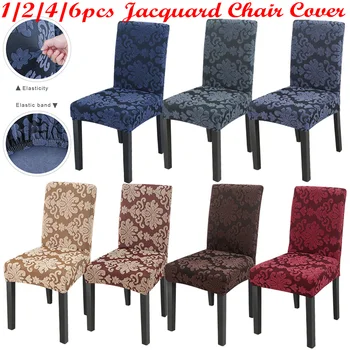 1/2/4/6Pcs Jacquard Elastic Chair Cover Dining Chair Covers Seat Cover Protector For Home Restaurant Hotel Office Banquet Hotel
1/2/4/6Pcs Jacquard Elastic Chair Cover Dining Chair Covers Seat Cover Protector For Home Restaurant Hotel Office Banquet Hotel
