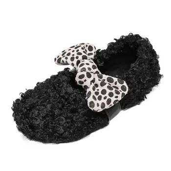 Kids Girls Autumn Winter Flock Shoes New Fashion Solid Comfortable Warm Butterfly-knot Children Party Shoes With New Brand
Kids Girls Autumn Winter Flock Shoes New Fashion Solid Comfortable Warm Butterfly-knot Children Party Shoes With New Brand